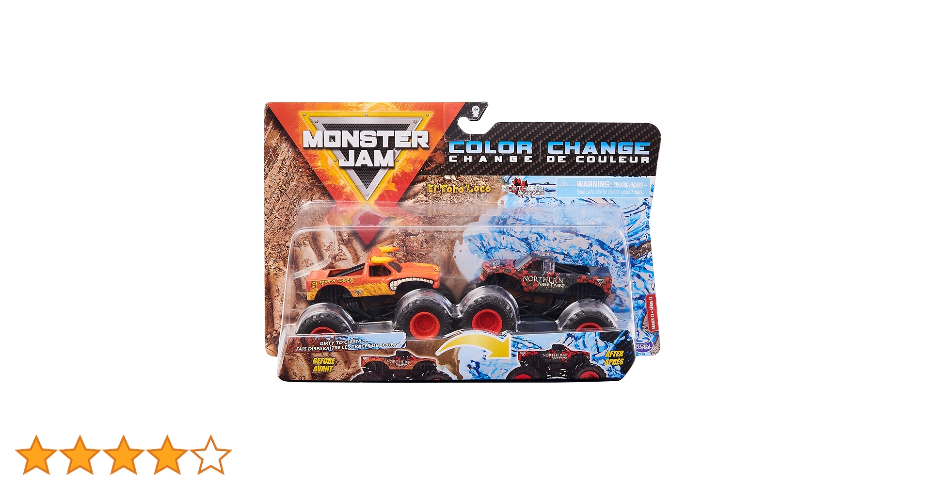 デジタルモンスターカーラーセット Amazon.co.jp: Monster Jam、公式エル・トロ・ロコ対ノーザンナイト
